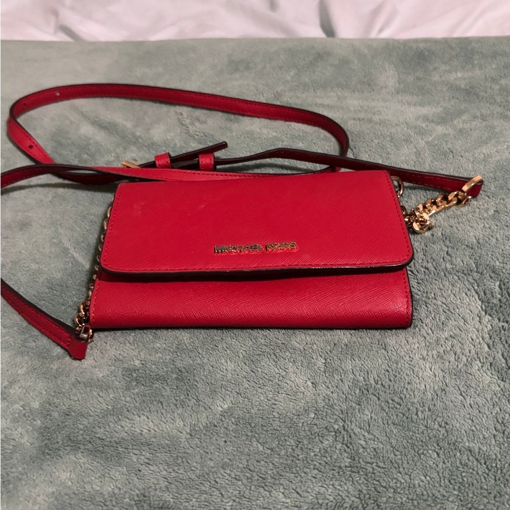 Michael Kors Vibrant Red Crossbody Bag